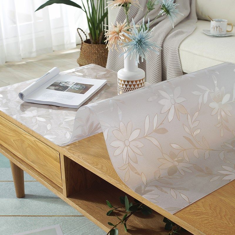 防水防油家用餐桌无味环保pvc免洗茶几台布水晶板防滑软玻璃,居家布艺,桌布,淘宝优惠券,粉丝福利购,淘宝优惠卷