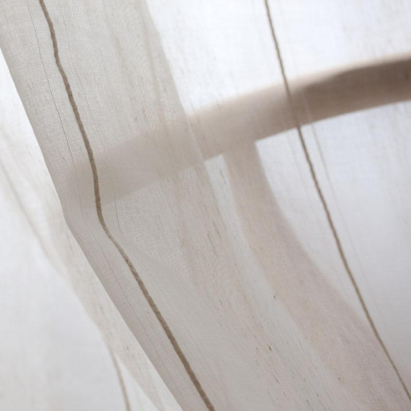 条纹麻纱亚麻棉麻纯色白纱提花竖条清百搭窗帘窗纱纱帘定制成品,居家布艺,成品窗帘,淘宝优惠券,粉丝福利购,淘宝优惠卷