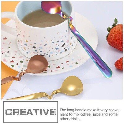 Stainless Steel Long Multi Function Spoons H Coffee