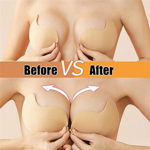 Women Invisible Push Up Bra Backless Strapless Bra Seamless