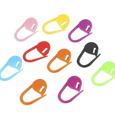 50Pcs Mini Knitting Crochet Locking Stitch Markers / Can Als