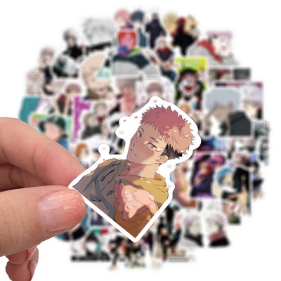 50 Pcs Jujutsu Kaisen Anime Stickers Gojo Satoru Sticker