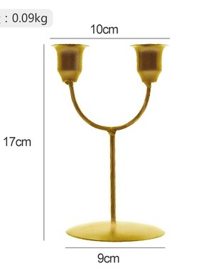 nordic candlelight dinner prop candlestick candle holder