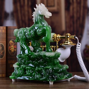 慕予臻时尚创意电话机欧式仿古复古电话老式家用办公固定插卡座机