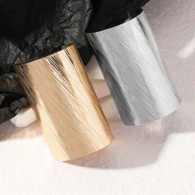 Metal High Ponytail Clip Halftied Stylish Retro Charm Concav