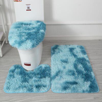 Toilet Carpet bathtub Floor Mat closestool Plush bandhnu pad