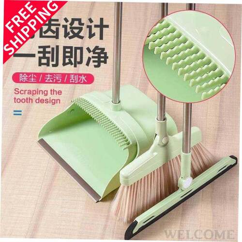 broom dustpan set household soft wool sweeping mop[ cleaning