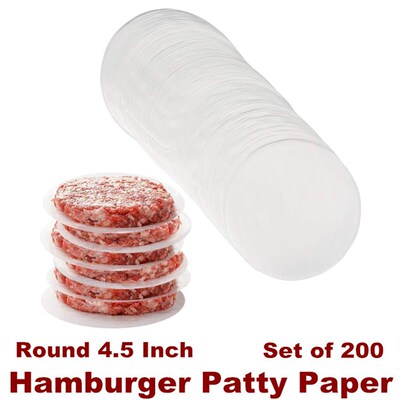 Hamburger Patty Paper Patty Paper Sheets for Burger Press