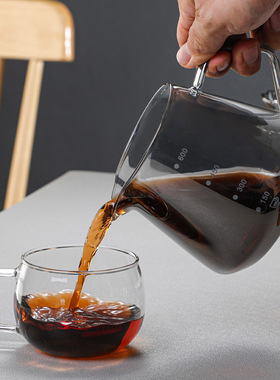 Hand brewed coffee pot set drip pot filter cup