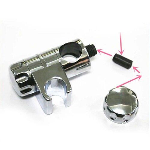 25mm ABS Chrome Handheld Shower Holder Bracket Adjustable