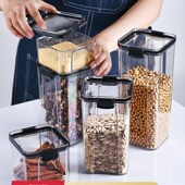 storage jar bottle kitchen box lucency food sealed