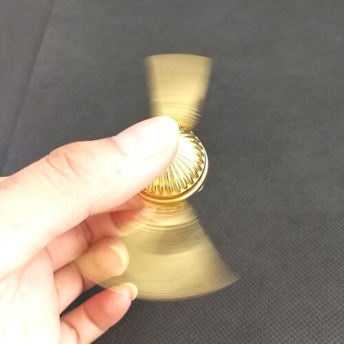 New Golden Ball Fidget Spinner Toys For Children Metal Finge