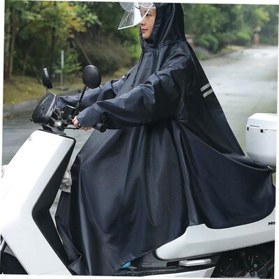 Electric bicycle raincoat motorcycle long rainproof poncho 1