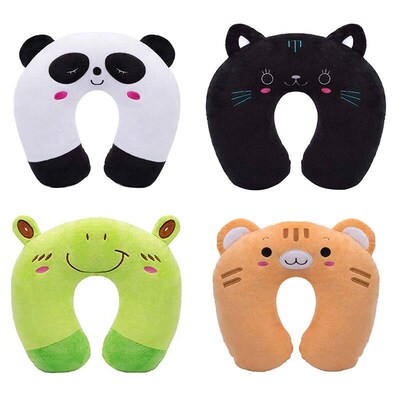 Cartoon Kids U-shaped Pillow Plush Neck Pillow Car Nap Pillo