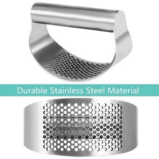 Upgraded Stainless Steel Garlic Press Squeezer Manual Garlic