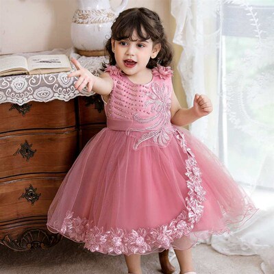 Birthday Flower Girl Wedding Dress Performance Little Host P