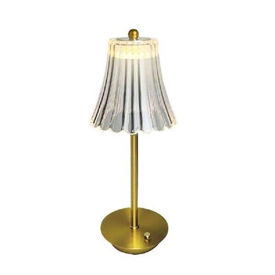 Acrylic Desk Lamp Rechargeable Touch Control for Home