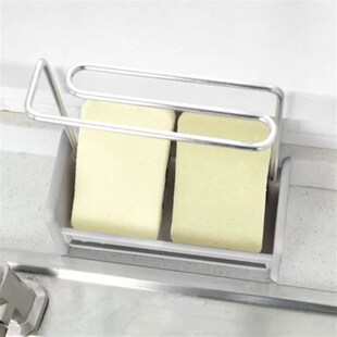Sink Cleaning Drain Sponge Rack Holder Soap Kitchen Brush