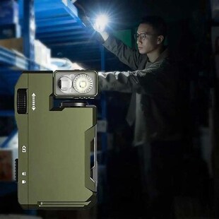 Magnetic Keychain Flashlight 400 Lumens Portable Flat