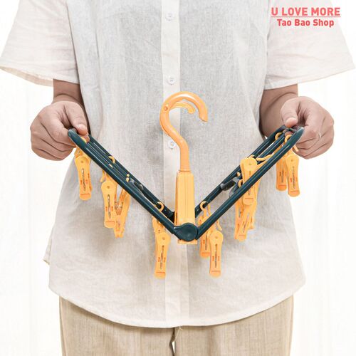 Multi-Clip Hanger Household SockAiring Gadget Student Child