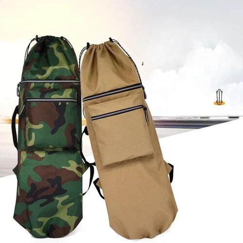 Skateboard Bag Double Rocker Lightweight Waterproof Yoga Bag