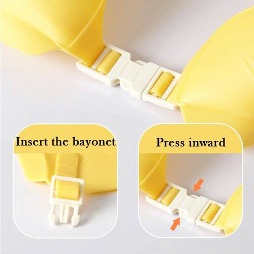 Adjustable Baby Swim Cap Bath Shampoo Eye Protection Head Sh