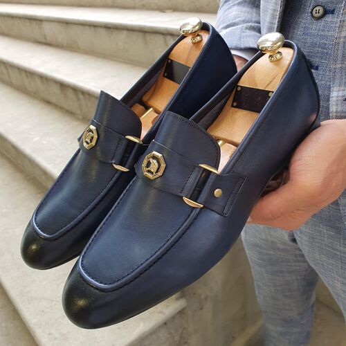 Italy Men Casual Shoes Autumn Leather Loafers Office Shoes F