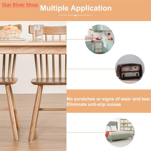 Areyourshop Self Adhesive Felt Furniture Pads Protects Floor
