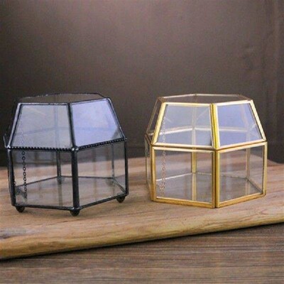 Custom Name Wedding Glass Ring Box Glass Ring Pillow Glass