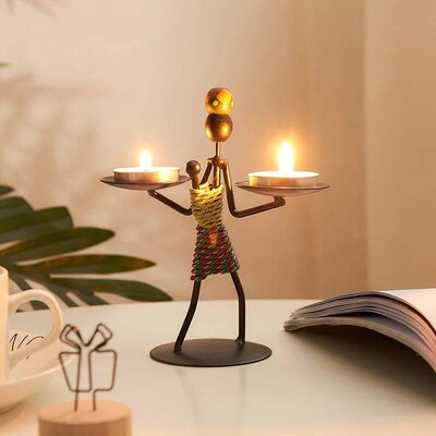 Creative Nordic Candle Holder Candlestick Romantic Candlelig
