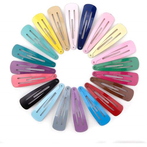 Cute 20pcs/lot Hair Clips for Women Metal Barrettes Head Acc