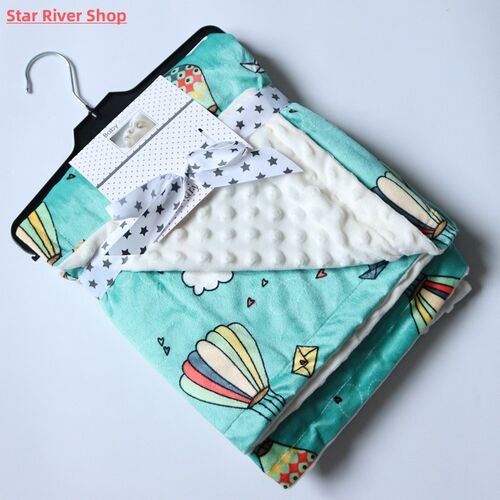 High Quality Baby Blanket Newborn Thermal Flannel Fleece Fla