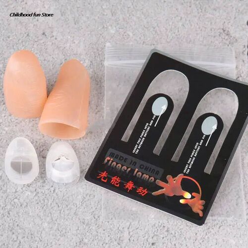 2pcs Thumbs Led Light Up Toys Kids Magic Trick Props Funny F