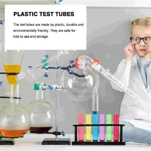 Test Tube Vial Tubes for Science with Cover Terrarium