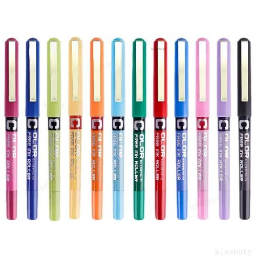 7pcs Precise Roller ball Pens,0.28/0.38/0.5mm Extra Fine Nib