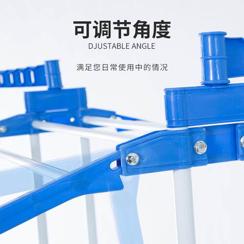 Clothes rack floor can be folded to dry with wheels衣架落地