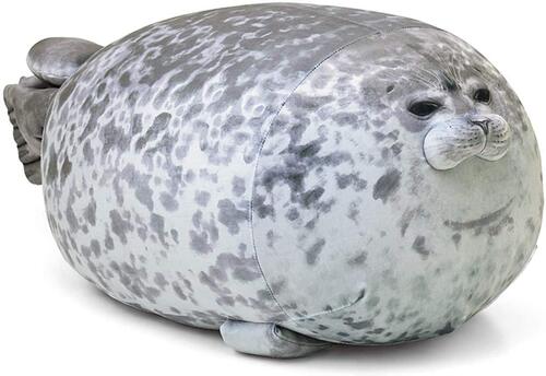 Chubby Blob Seal Pillow Stuffed Cotton Plush Animal Toys海豹