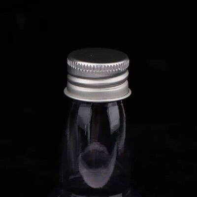 10Pcs 50ml Mini Clear PET Refillable Small Wine Bottles For