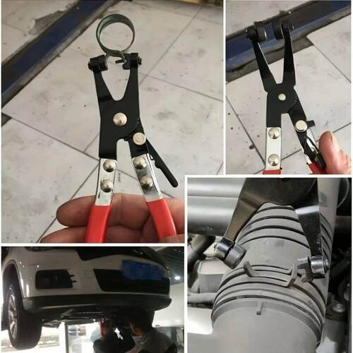 1pcsCar Tube Clamp Long Automotive Hose Clamp Pliers Straigh
