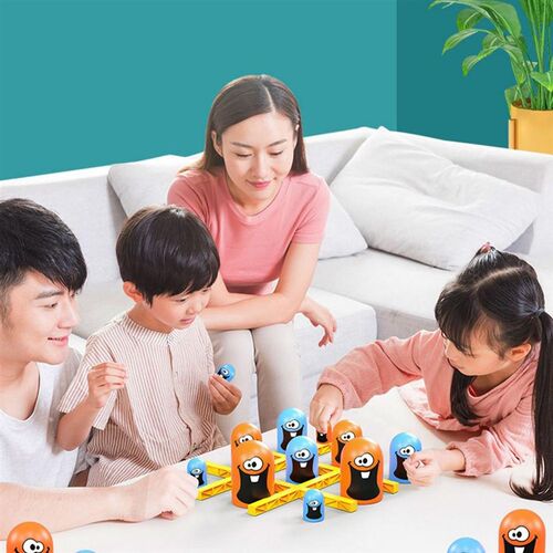 Tic Tac Toe Big Eat Small Gobble Board Game Parent-Child Int