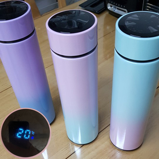 smart digital water bottle keeps cold and heat thermal bottl