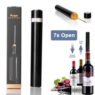 Portable Pocket Wine Bottle Opener Air Pressure Pump Stainle