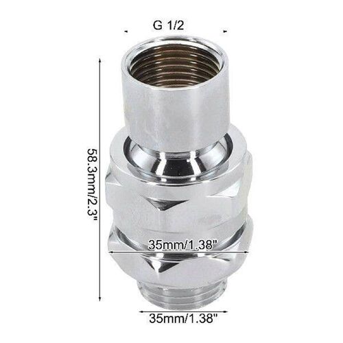 Shower Head Swivel Ball Adapter Shower Connector Ball Joint