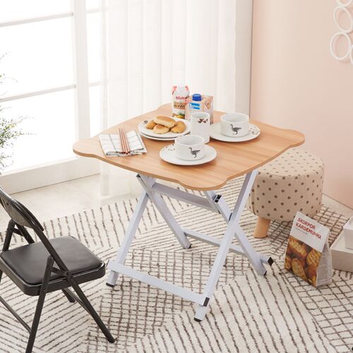 Folding Table Dining Table Home Two People Four People  Simp