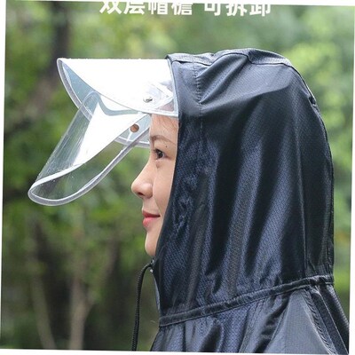 Electric bicycle raincoat motorcycle long rainproof poncho 1