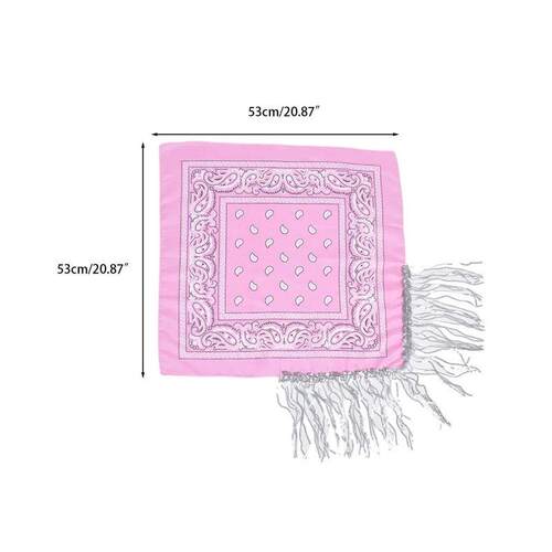 Cowgirl Bandanas Sequin Women Bachelorette Bandanas Tassel T