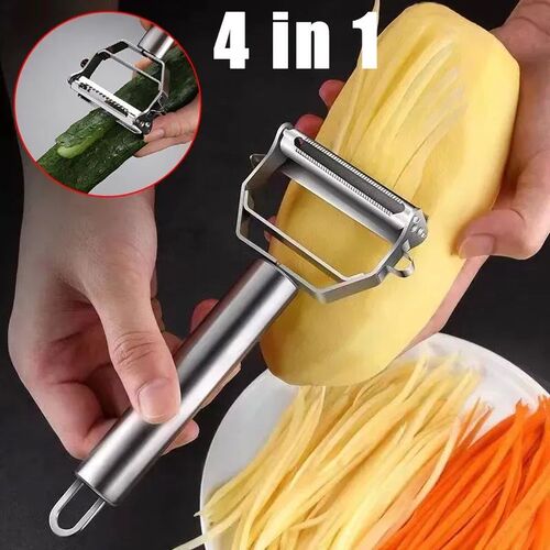 4in1 Peeler Multifunction Grater Julienne Peeler Vegetable F