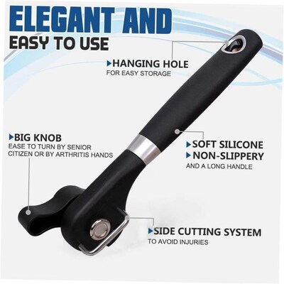Safe Cut Can Opener Manual Corkscrew Bottle Opener