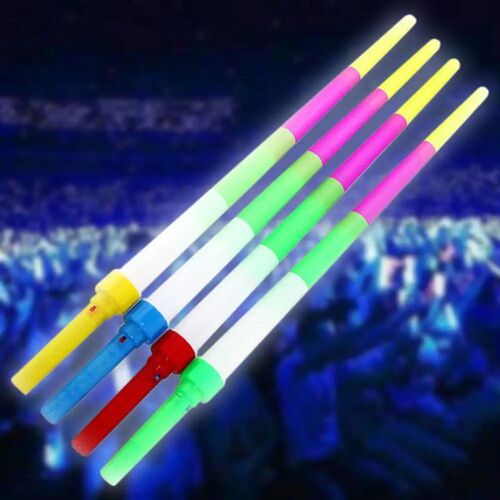 4 Section Extendable LED Colorful Flashing Glow Sword Kids T