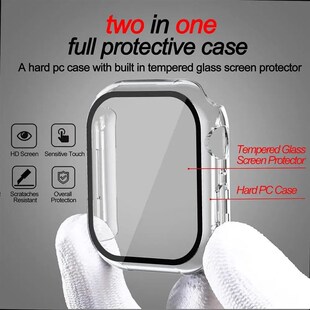 Tempered Glass+Cover for Apple Watch Case Ultra Accessories